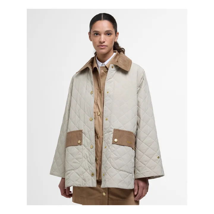 Veste Matelassée Corinne | Ecru- Image produit n°1