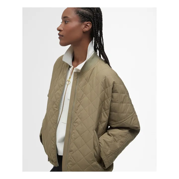 Bomber Matelassée Emlyn | Vert kaki- Image produit n°4