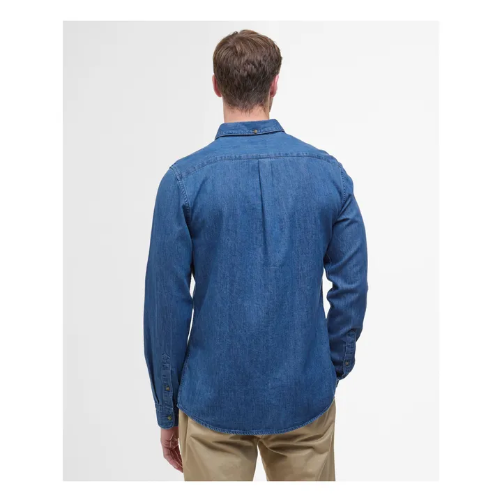 Hemd Crest Tailored Fit Chambray | Blau- Produktbild Nr. 3