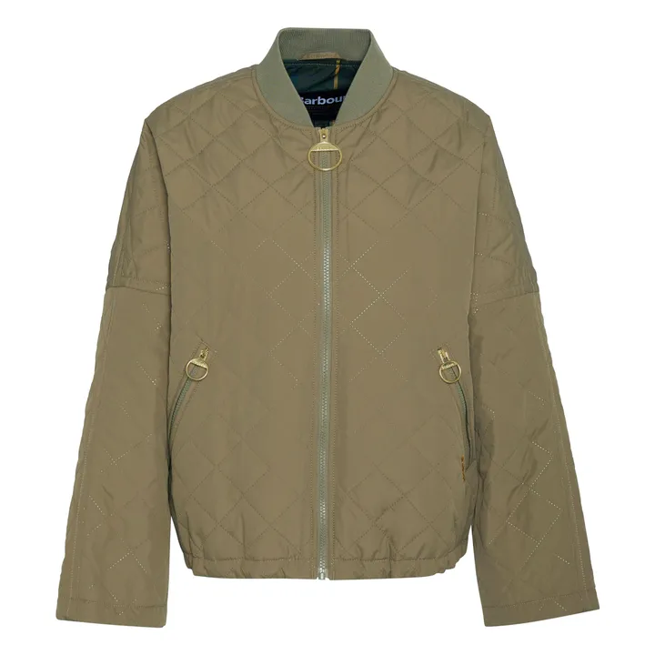 Bomber Matelassée Emlyn | Vert kaki- Image produit n°0