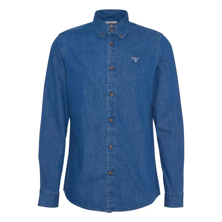Hemd Crest Tailored Fit Chambray | Blau- Produktbild Nr. 0