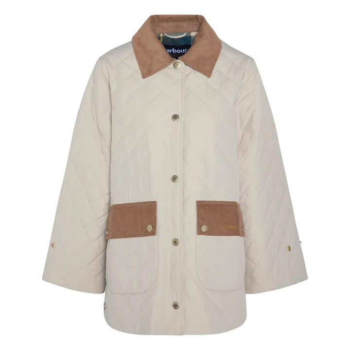 Veste Matelassée Corinne | Ecru- Image produit n°0