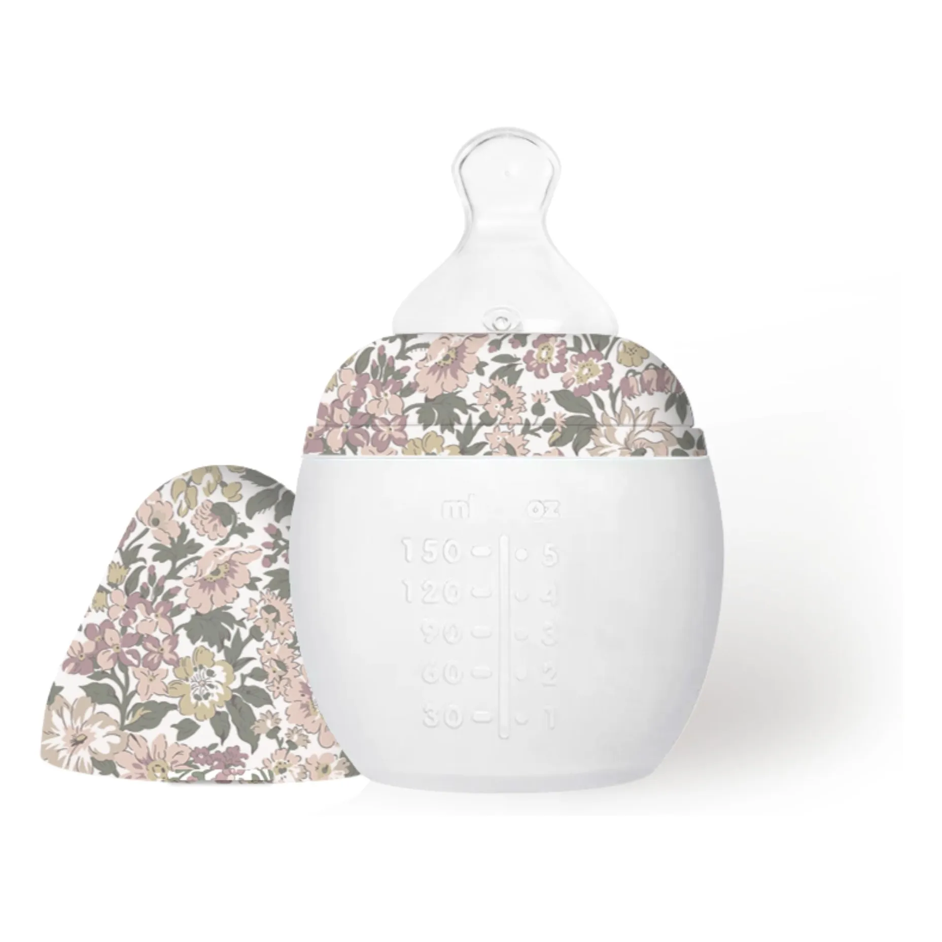 Elhée - Biberon en silicone médical et tétine physiologique Honey Dew - Elhée x Liberty (Elhée) - Couverture
