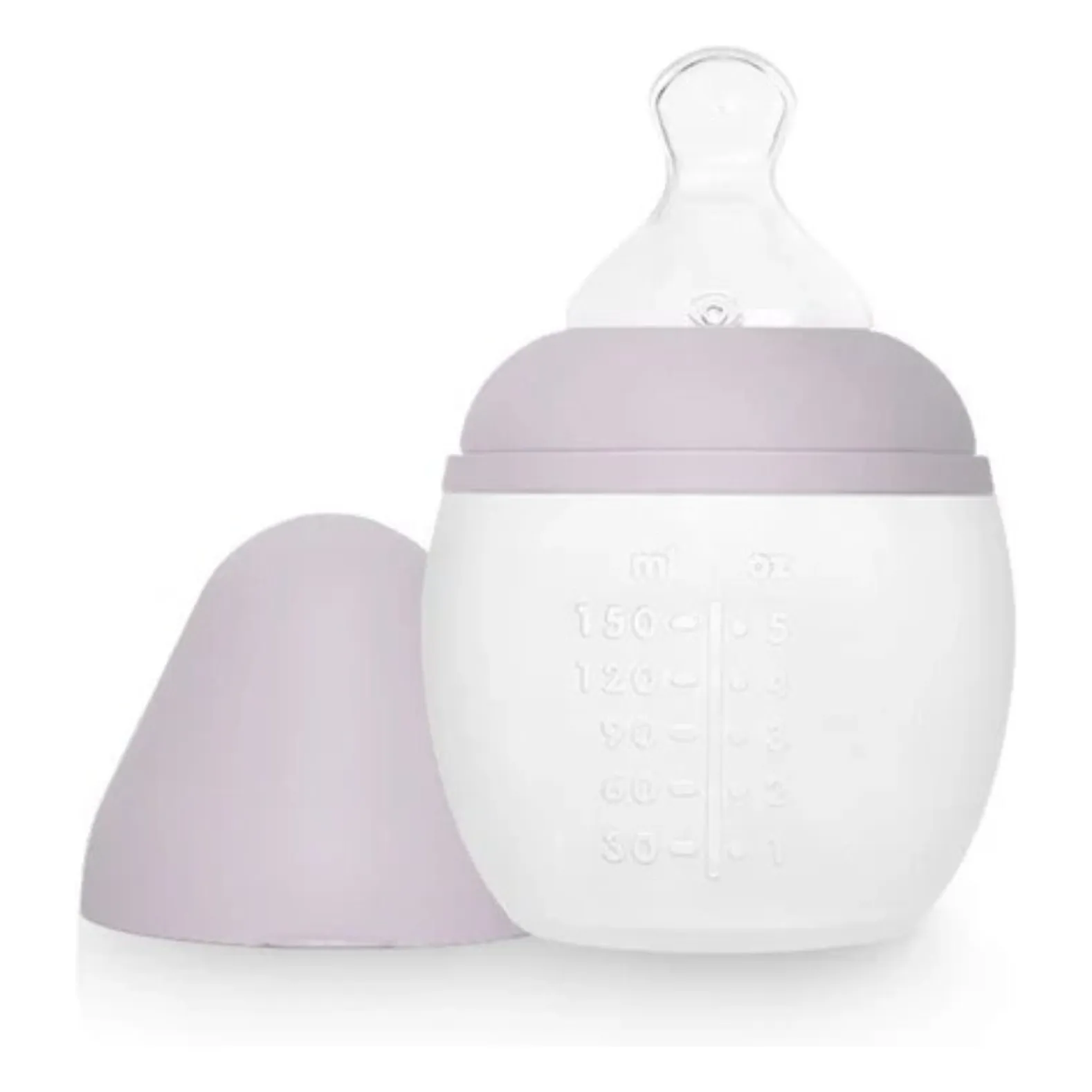 Elhée Lilac Medical Silicone Bottle And Physiological Teat