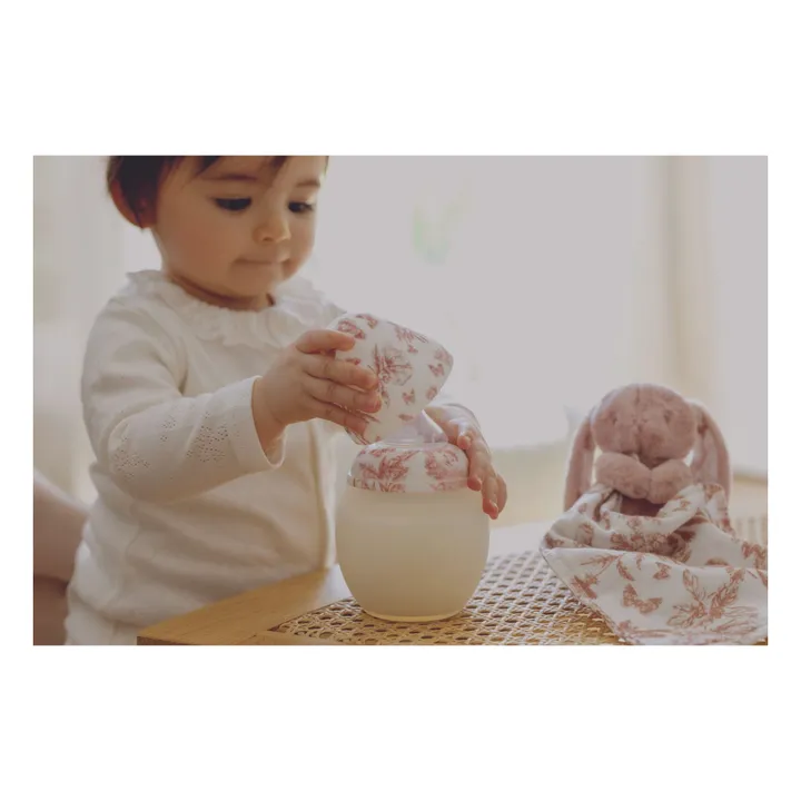 Toile de Jouy medical silicone feeding bottles and physiological teat - Elhée x Tartine et Chocolat | Peach- Product image n°6