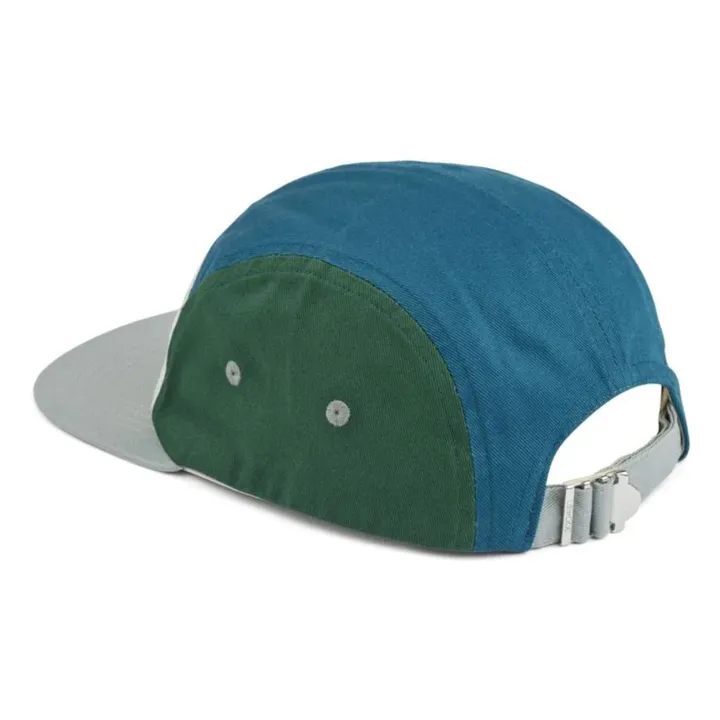 Gorra de algodón ecológico Rory | Azul- Imagen del producto n°3