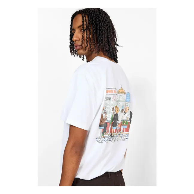 Lounge Bar T-shirt Organic cotton | White