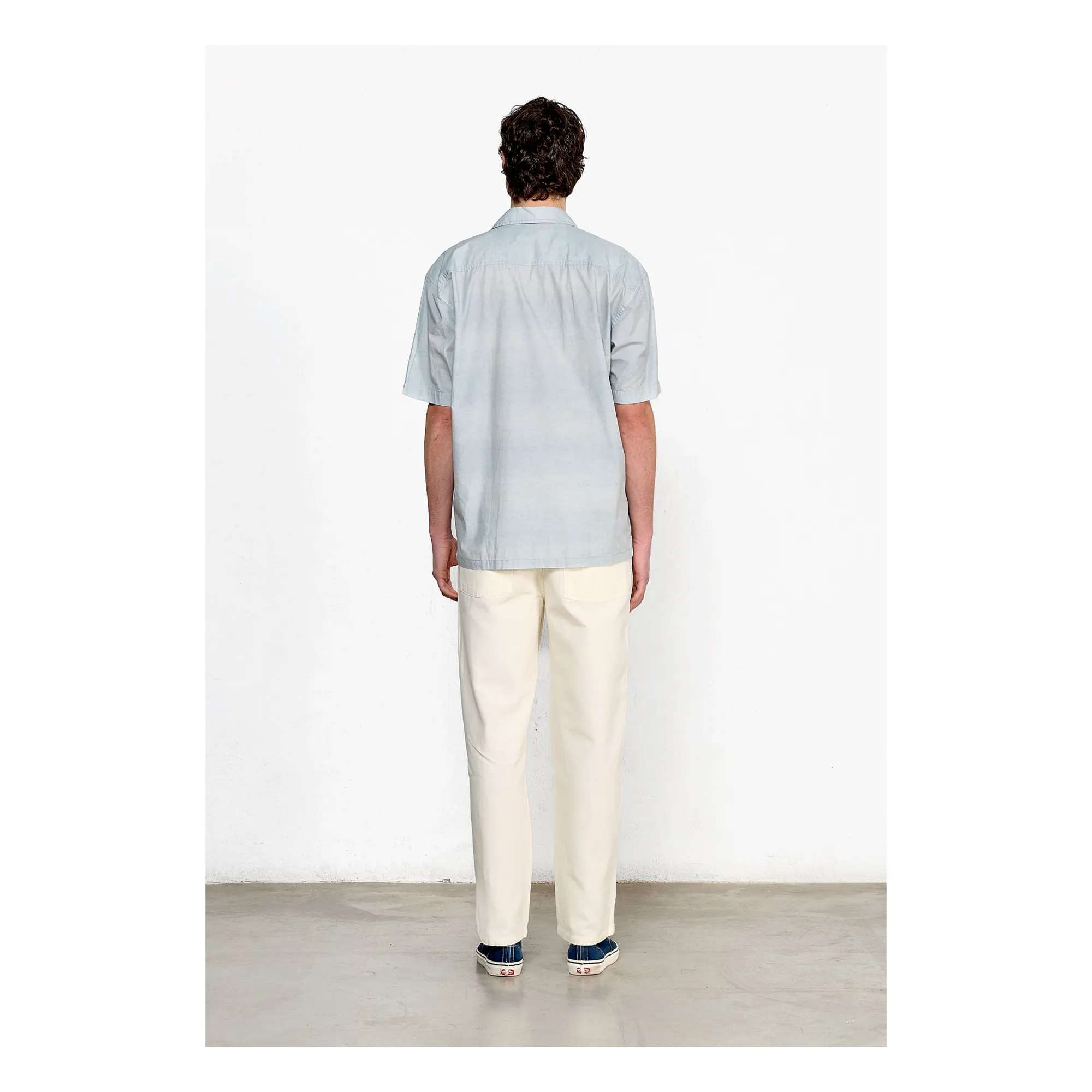 Chemise Sunset Postcard | Bleu Clair- Image produit n°5
