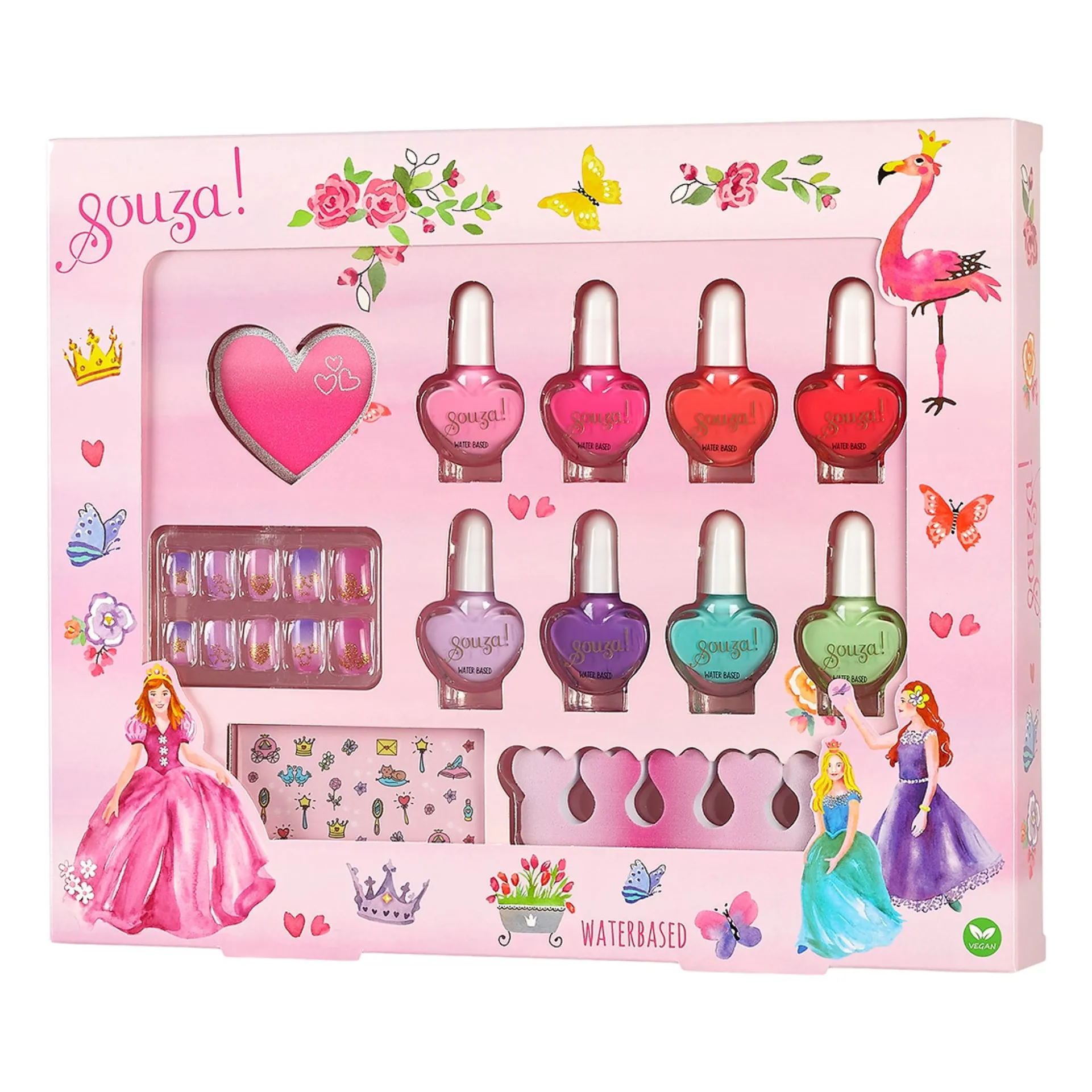 Souza Pink Princesse Nail Polish Set