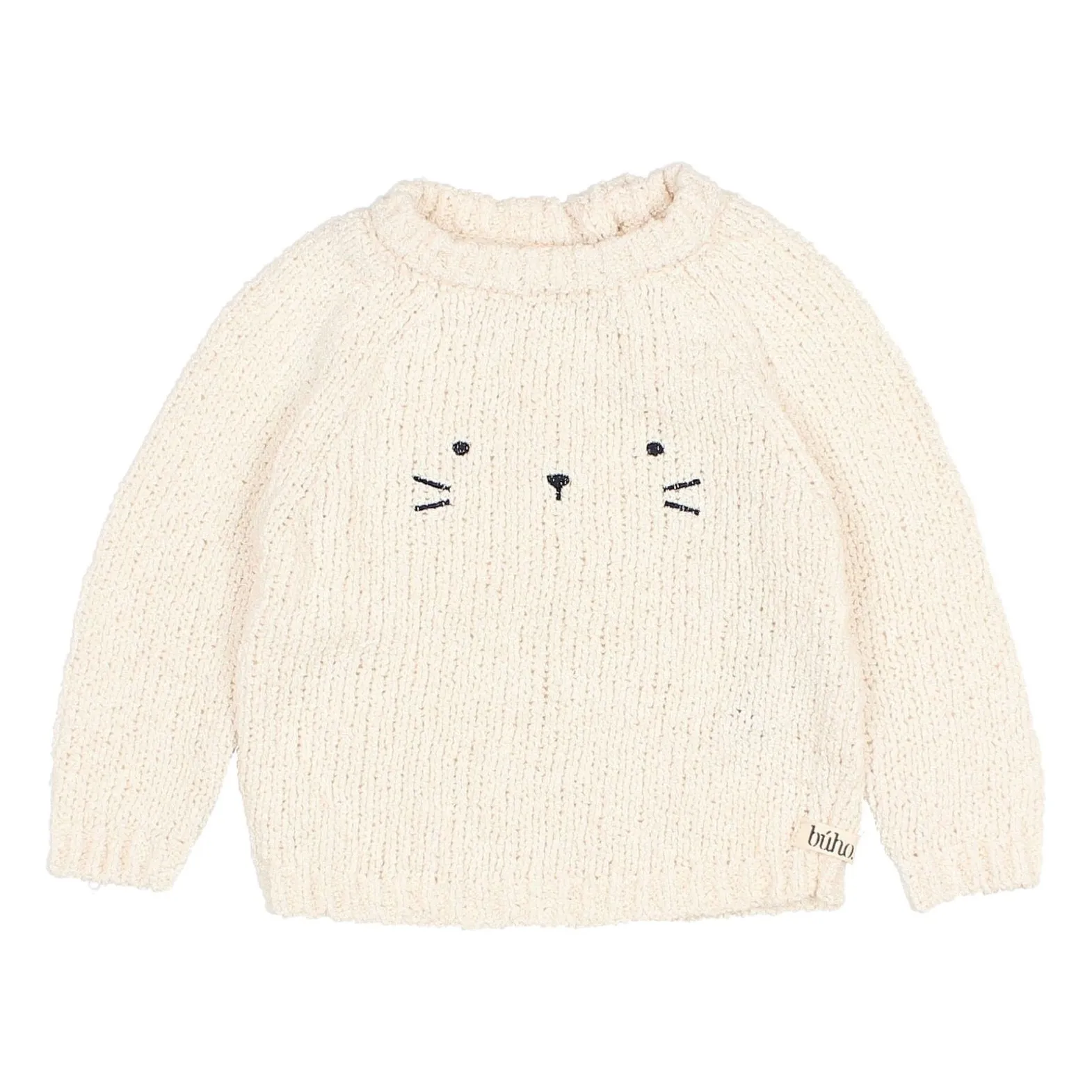 Búho Ecru Bunny Organic Cotton Sweater