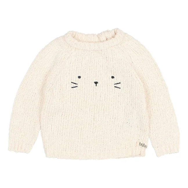 Pull Bunny Coton Bio | Ecru
