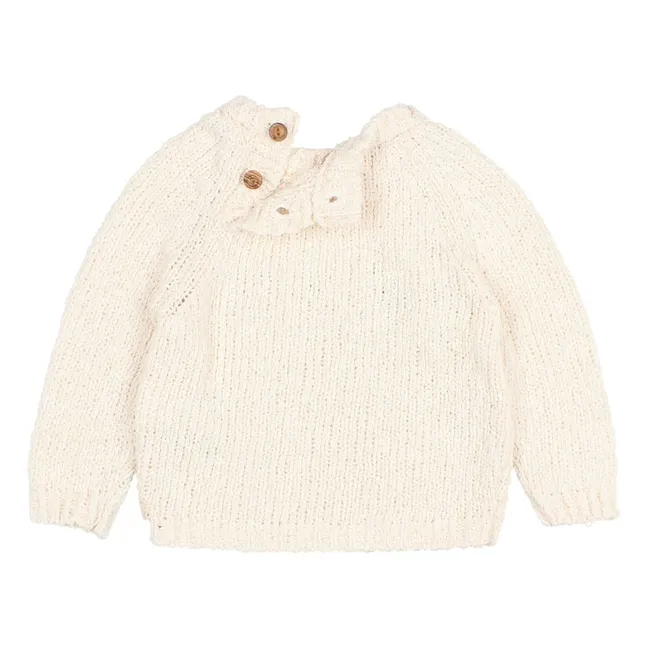 Pull Bunny Coton Bio | Ecru