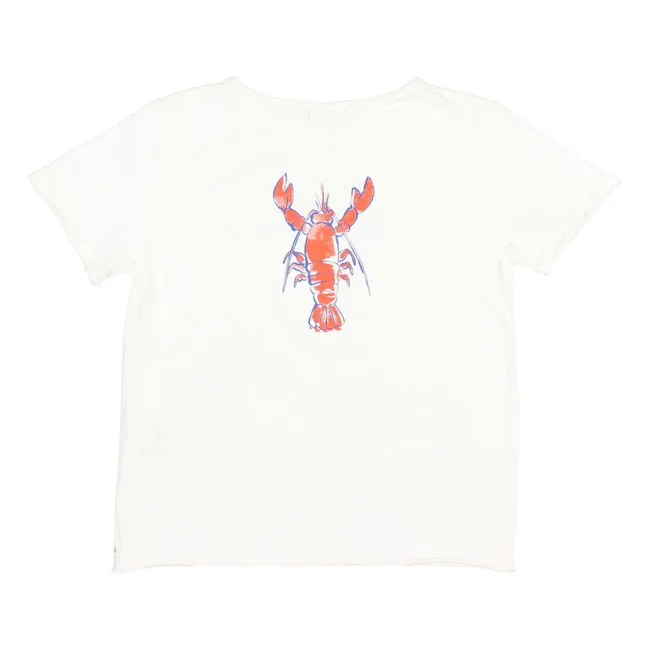 T-Shirt Lobster Bio-Baumwolle | Weiß