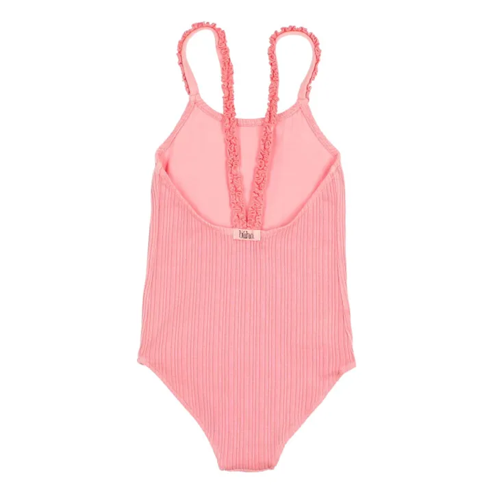 Maillot de Bain 1 pièce Côtelé | Rose- Image produit n°3