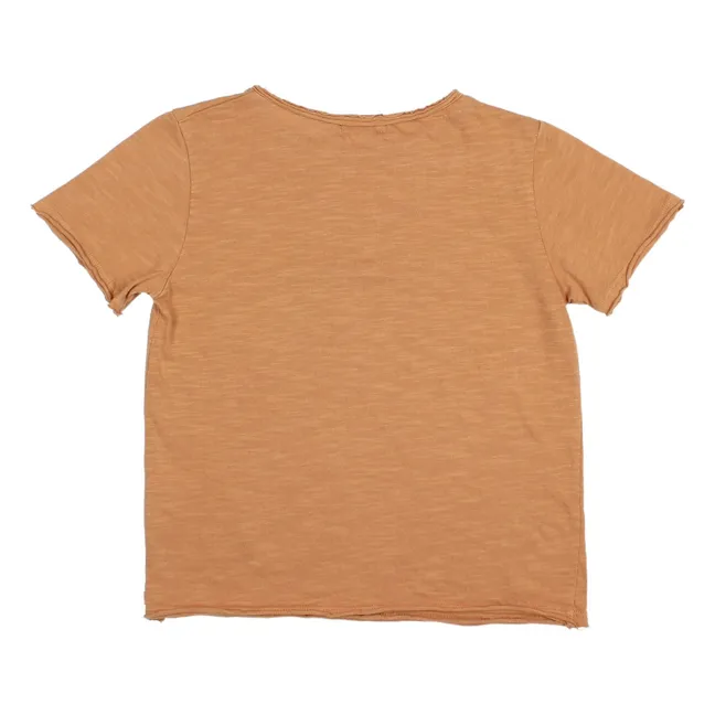 T-Shirt Beach Bio-Baumwolle | Kamelbraun
