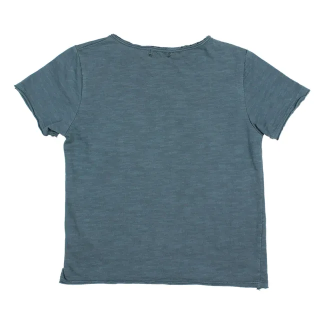 T-Shirt The Sea Bio-Baumwolle | Pfauenblau