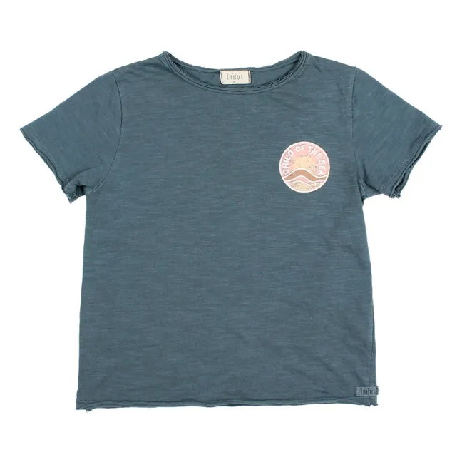 T-shirt The Sea Coton Bio | Bleu canard