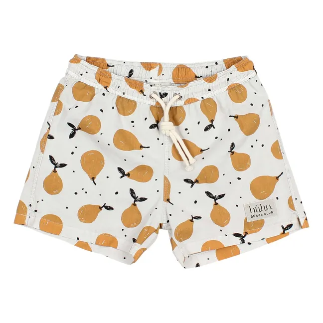 Short de Bain Pears Coton Bio | Gris clair