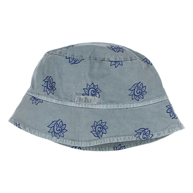 Bob Batik Coton Bio | Bleu gris