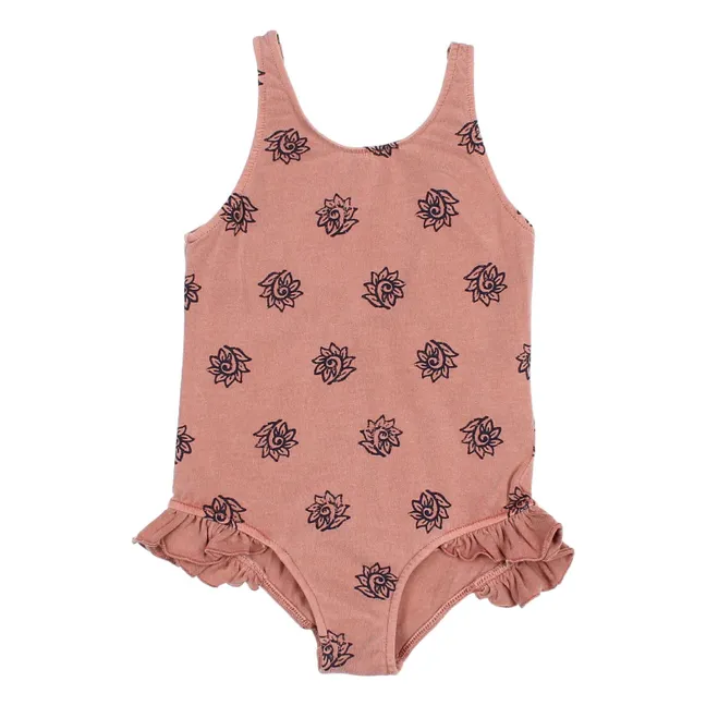Batik Coton Bio Swimsuit | Dusty Pink