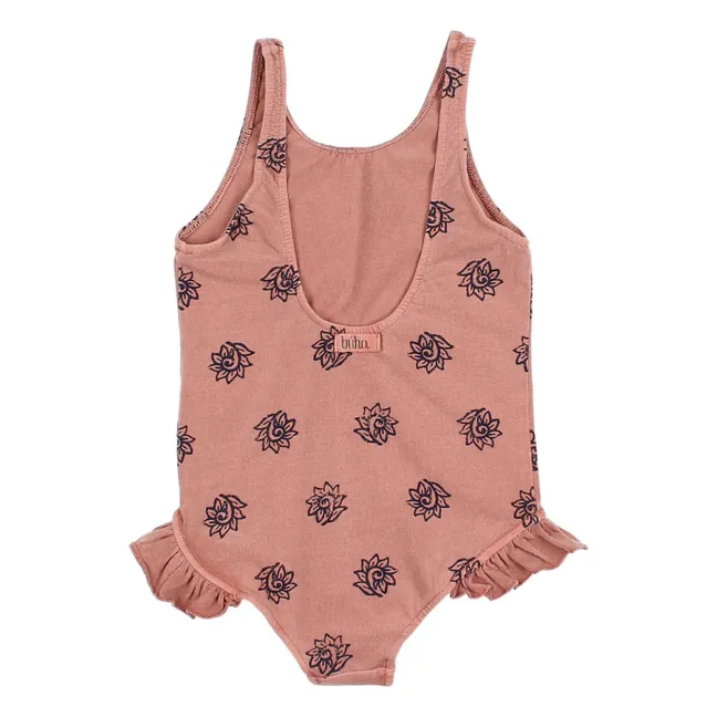 Batik Coton Bio Swimsuit | Dusty Pink
