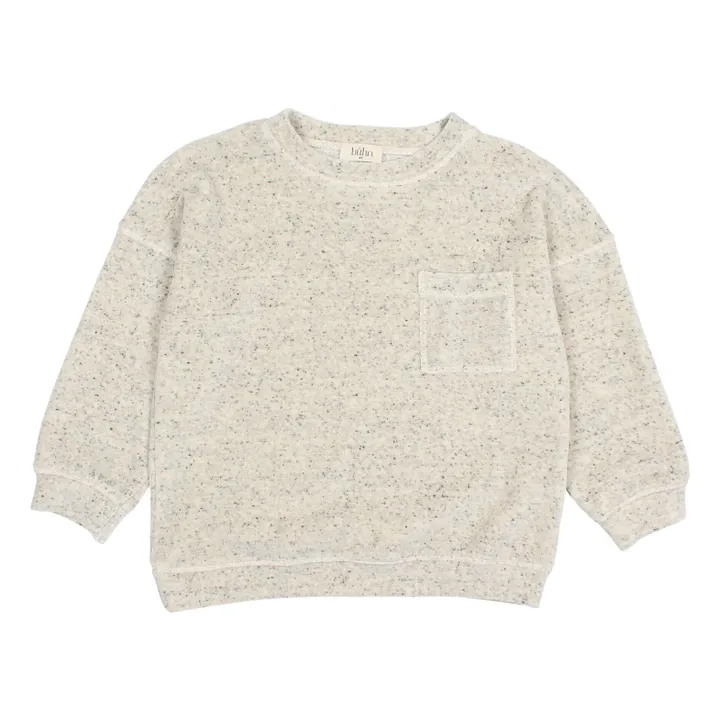 Sweat Terry Botonato | Gris chiné- Image produit n°0