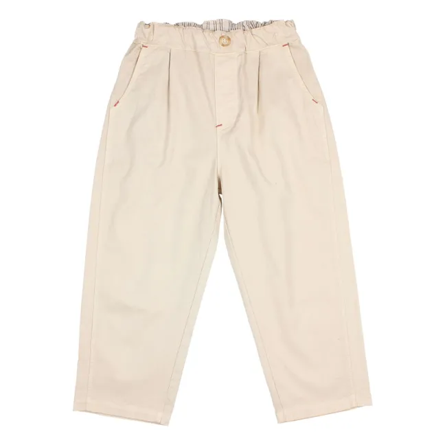 Pantalon Uni Twill | Sable
