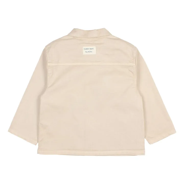 Chaqueta de sarga lisa | Arena- Imagen del producto n°1