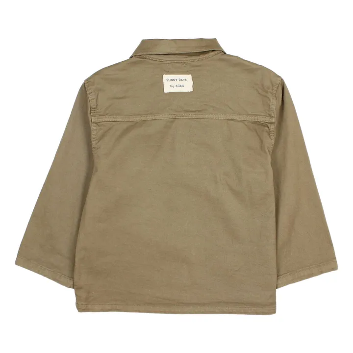 Veste Unie Twill | Vert kaki- Image produit n°4
