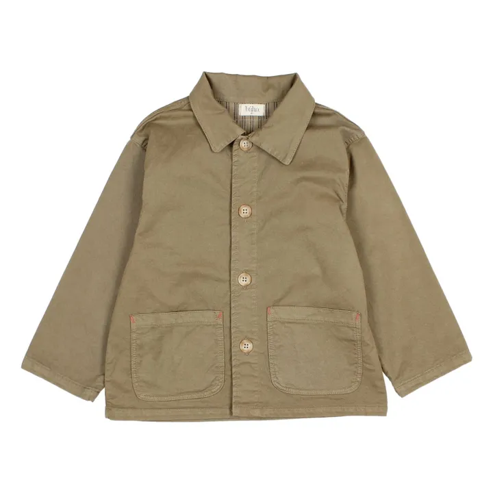 Veste Unie Twill | Vert kaki- Image produit n°0