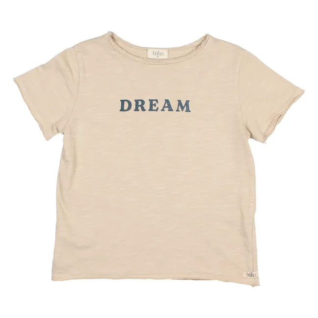 T-Shirt Dream Bio-Baumwolle | Sandfarben