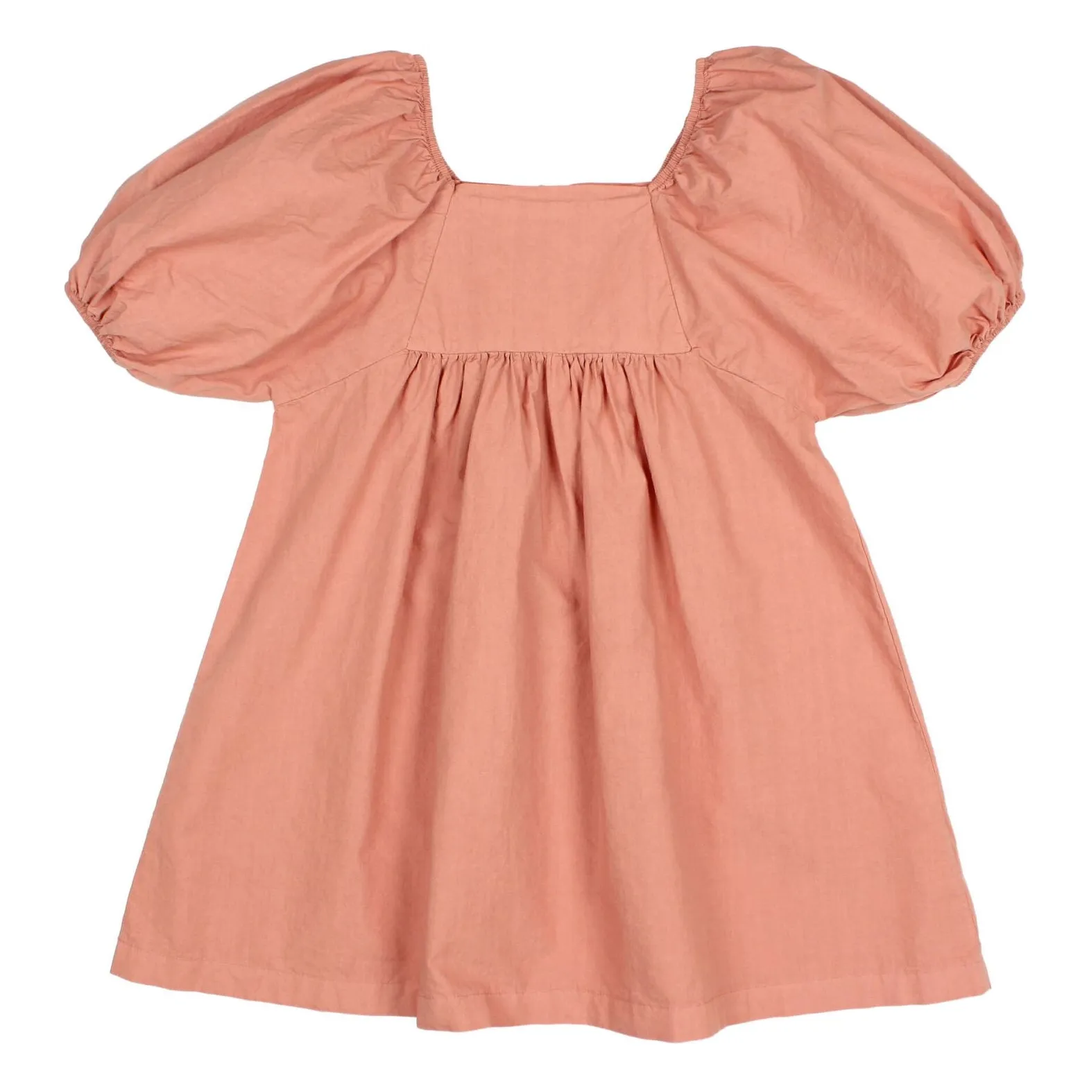 Búho Dusty Pink Organic Cotton Poplin Dress