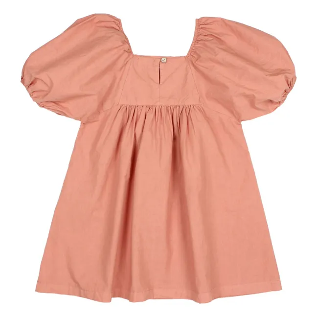 Robe Popeline Coton Bio | Vieux Rose