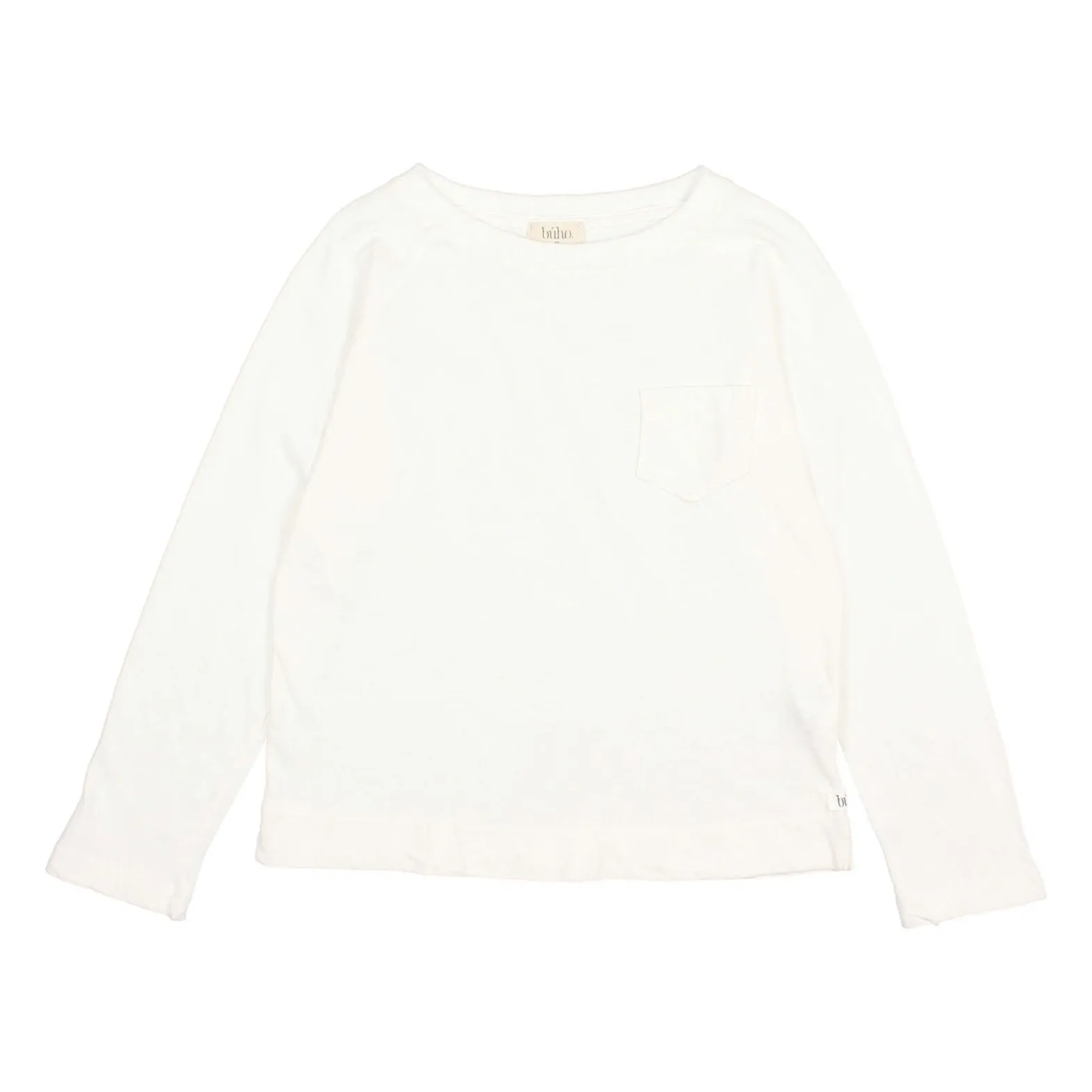 Búho - T-shirt Manches Longues - 4 ans - Blanc - Lin