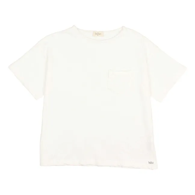T-Shirt Tasche Leinen | Weiß