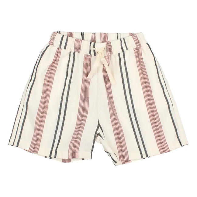 Bermuda-Shorts Etnic Streifen | Seidenfarben