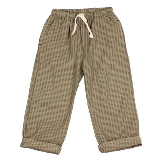 Stripes Pants | Khaki