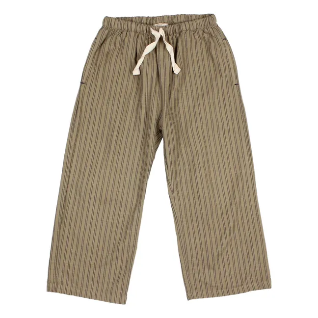 Stripes Pants | Khaki