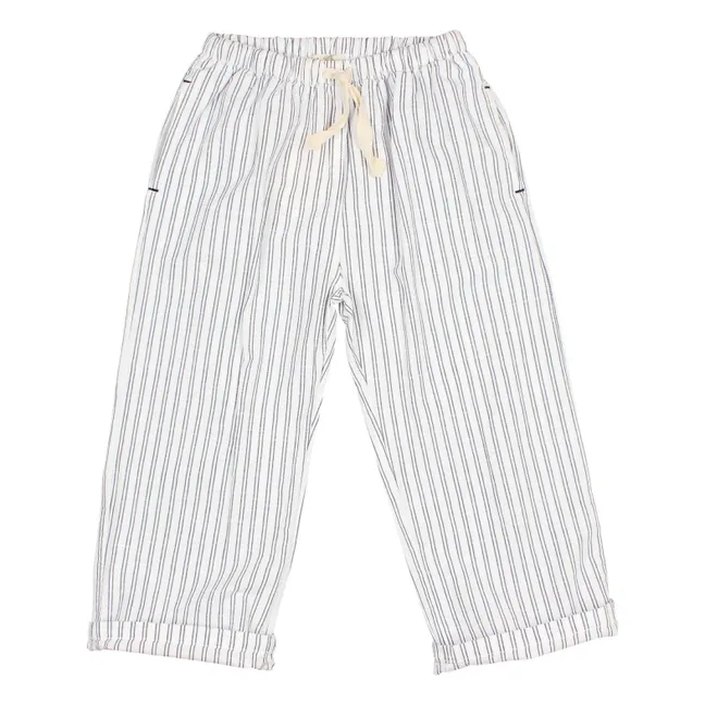 Pantaloni a righe | Bianco