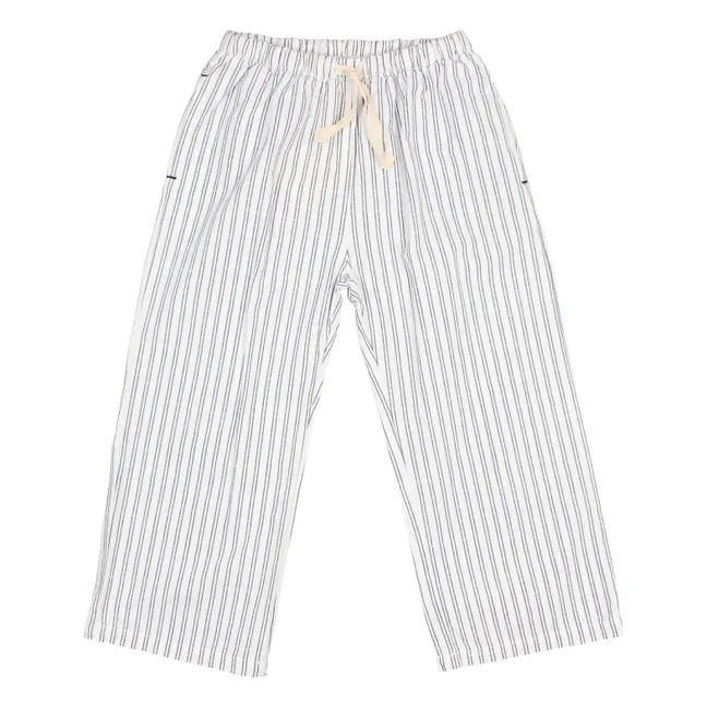 Pantaloni a righe | Bianco