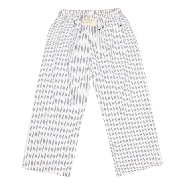 Pantaloni a righe | Bianco