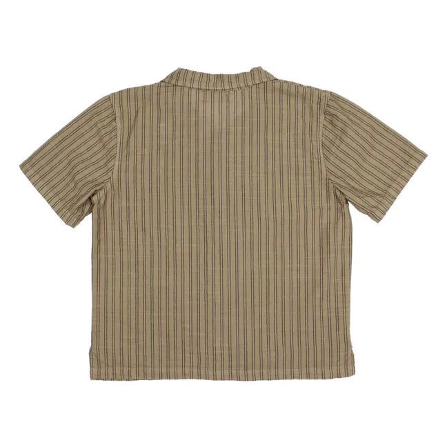 Stripes shirt | Khaki