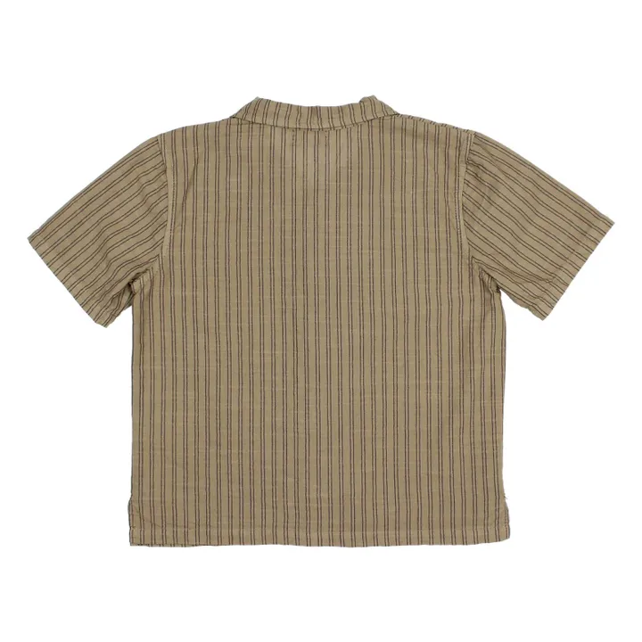 Chemise Rayures | Vert kaki- Image produit n°3