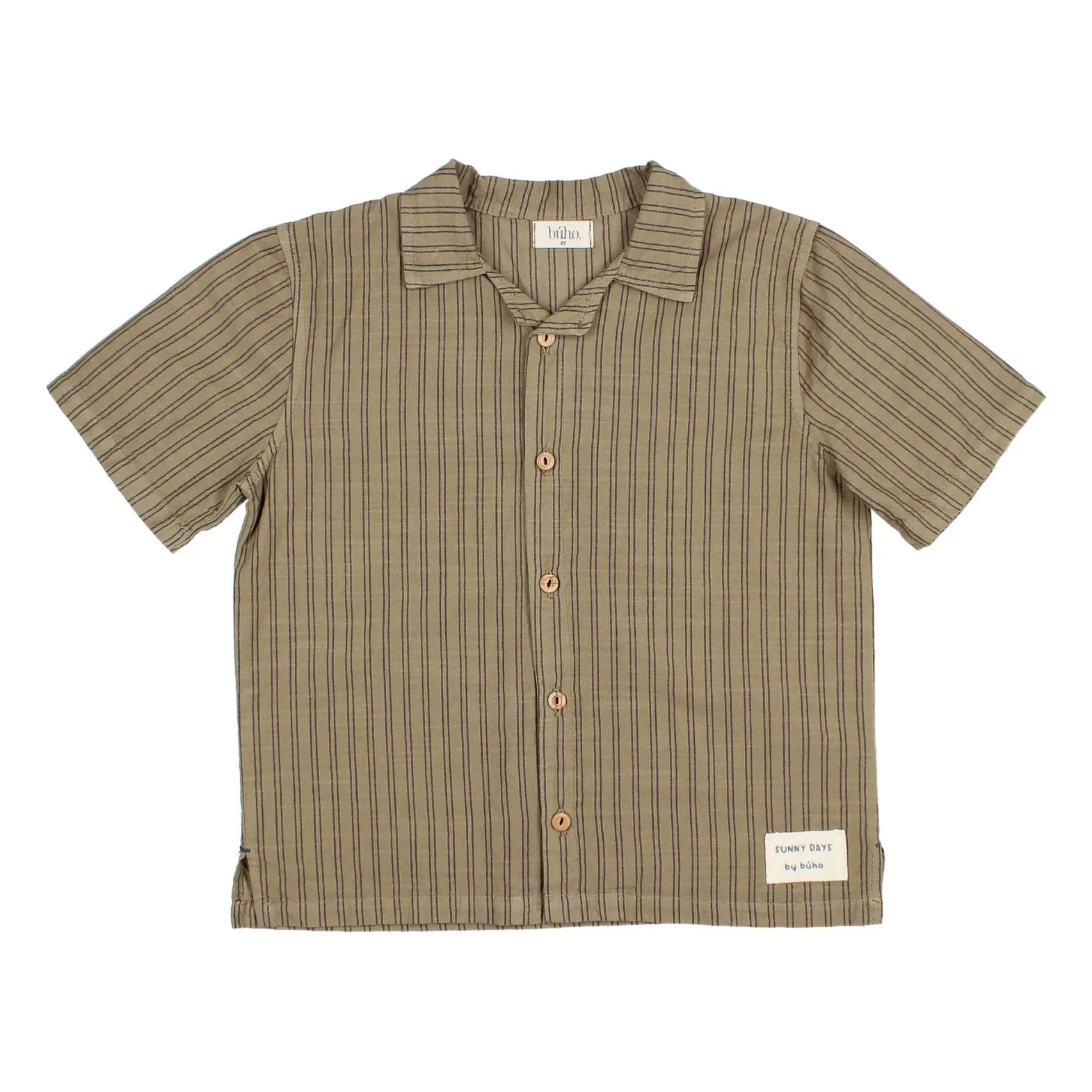 Búho Khaki Stripes Shirt