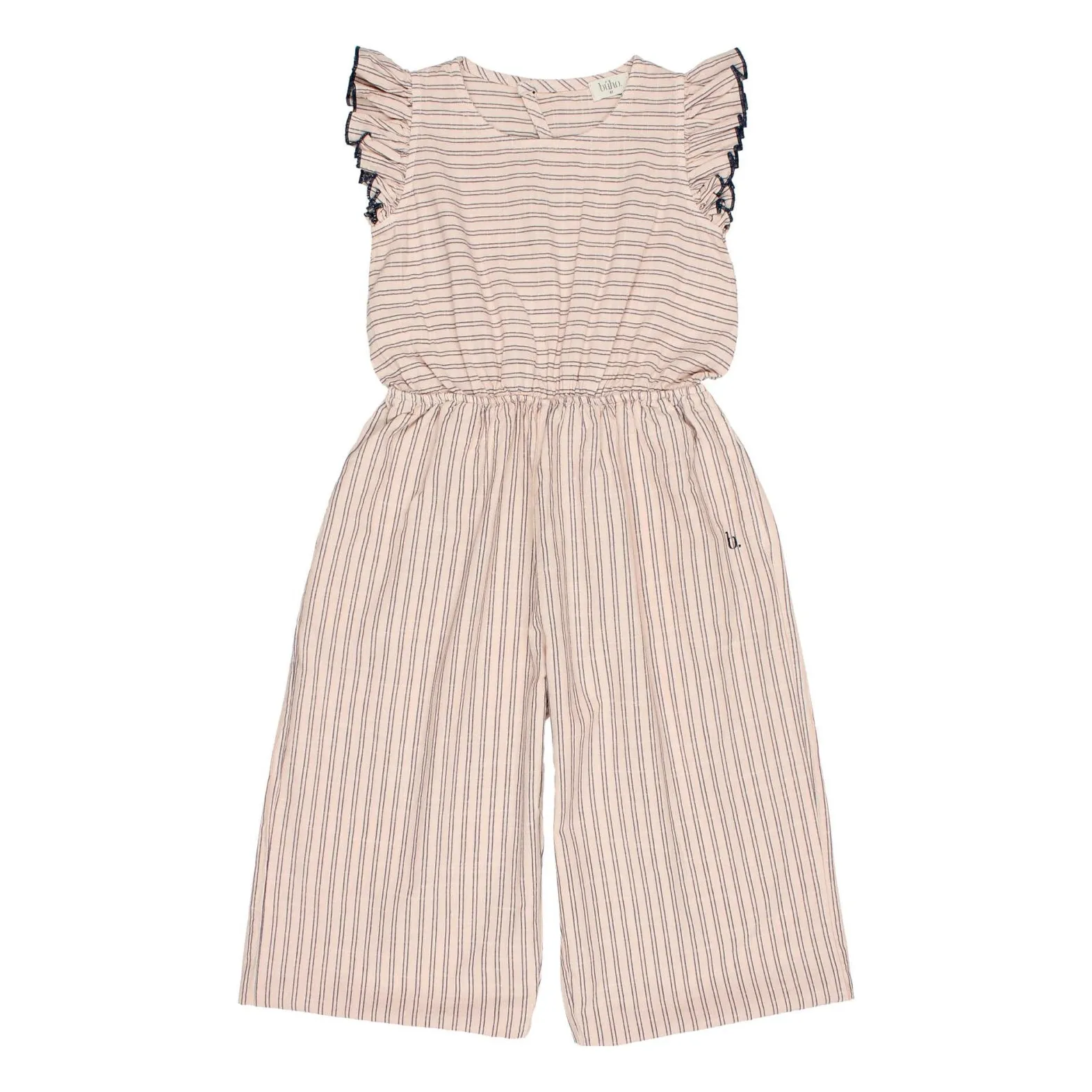 Búho Pale Pink Stripes Jumpsuit