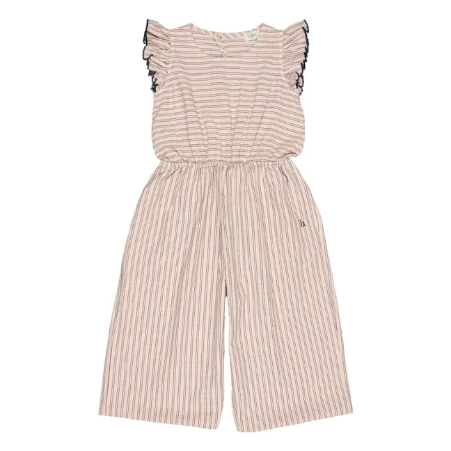 Stripes jumpsuit | Pale Pink