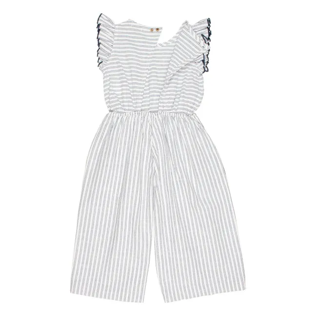 Combinaison Rayures | Blanc