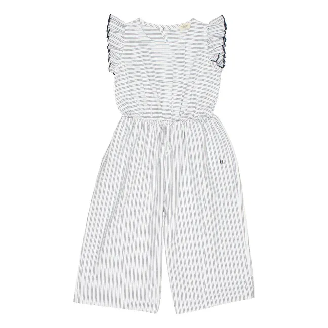 Combinaison Rayures | Blanc