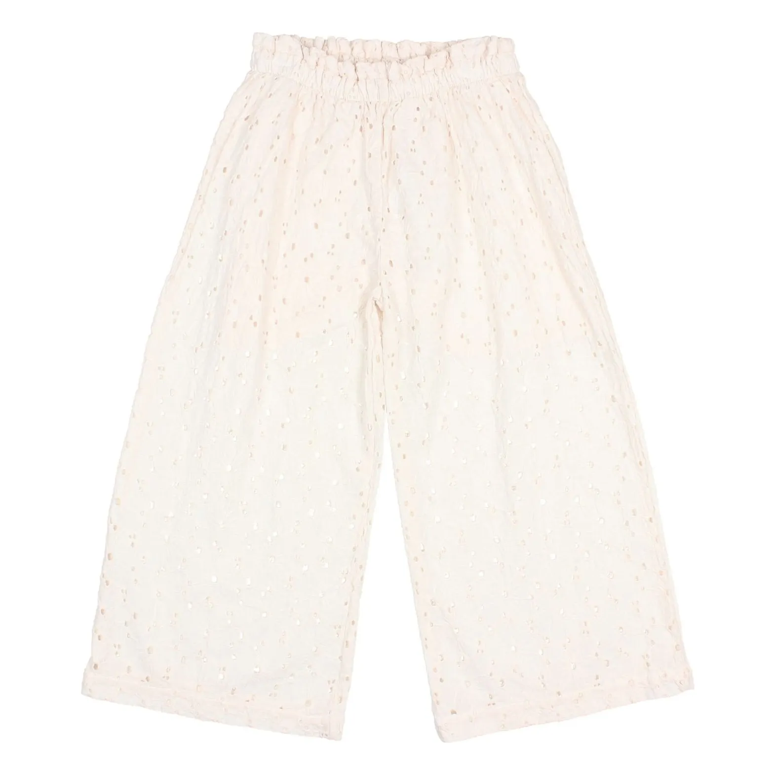 Búho - Pantalon large - Coton - Ivoire - 3 ans