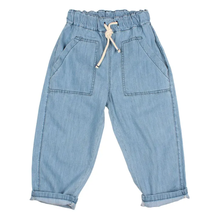 Pantalon Denim | Bleu jean- Image produit n°4
